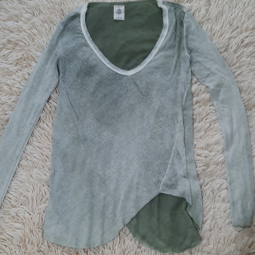 Free People Sale🎯 beach soft sage top - Picture 2 of 7